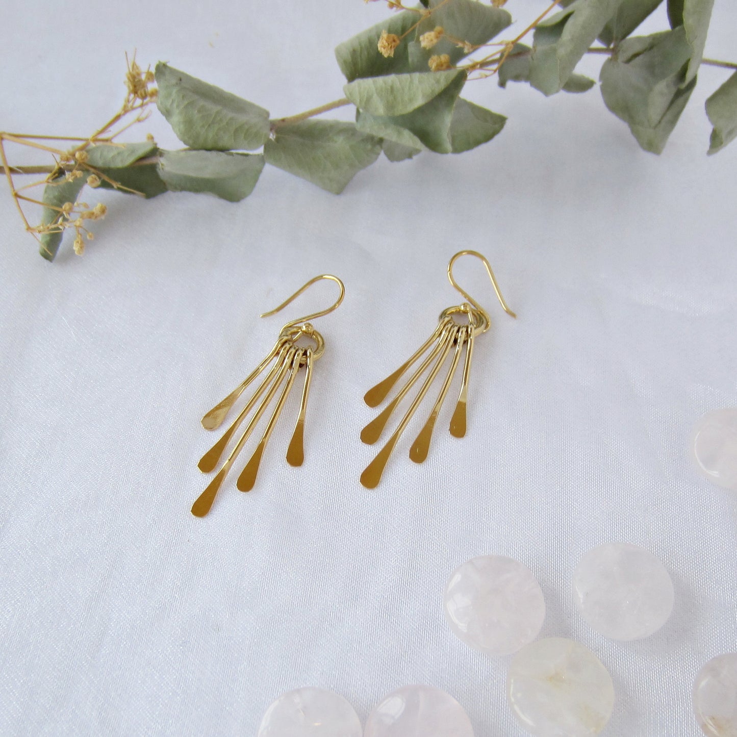 Arete Dorado Abanico