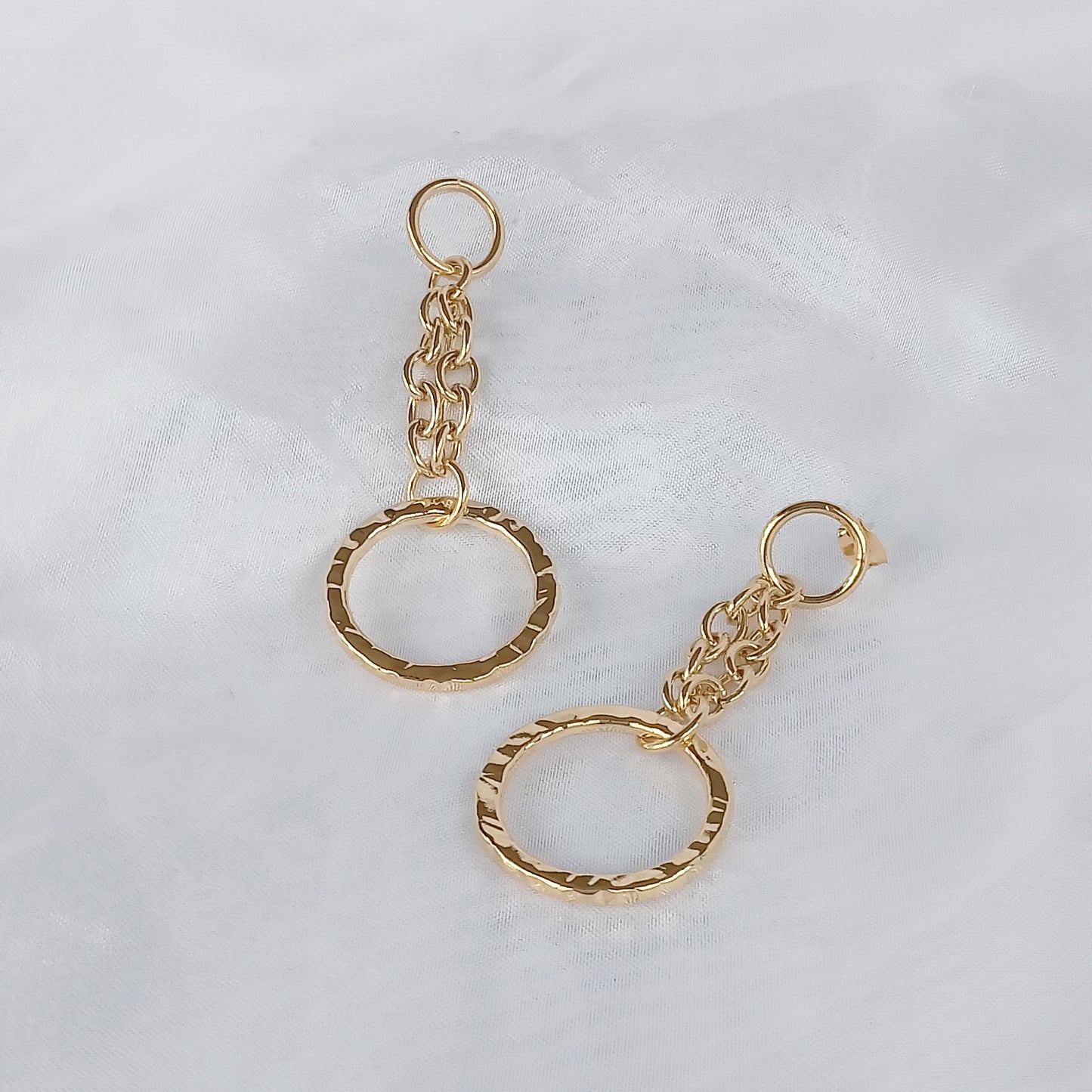 Arete Dorado Aro Colgante