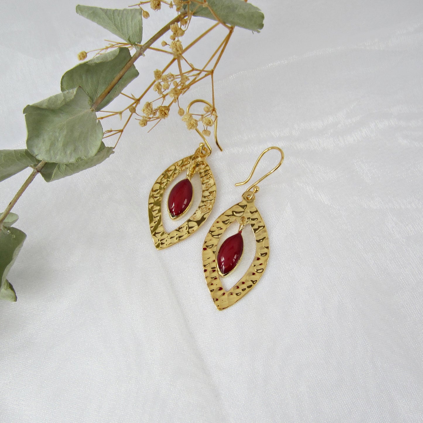 Aretes Dorados Capullo