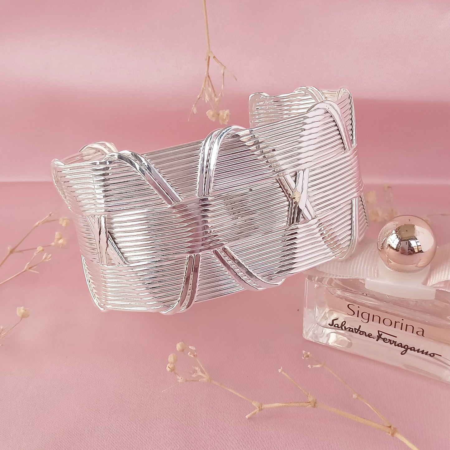 Brazalete plateado Tron