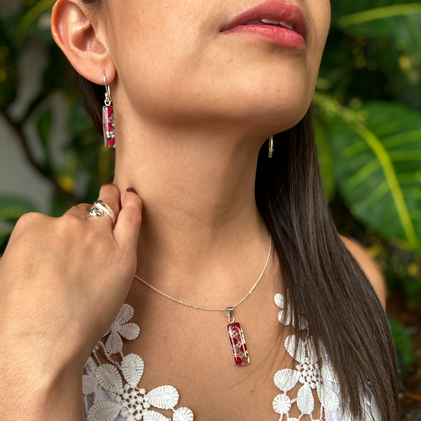 Collar .925 Píldora Pétalos de Amor