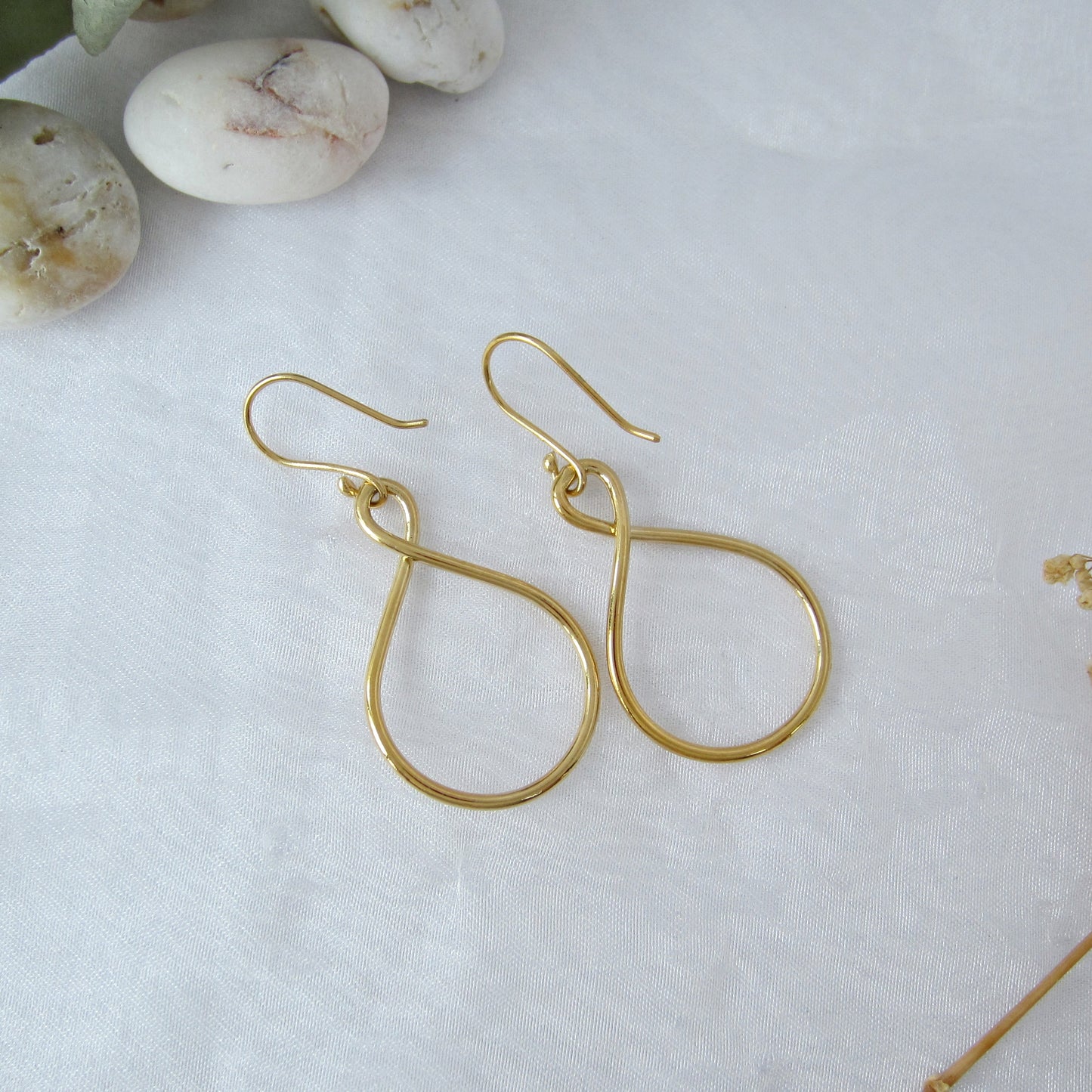 Aretes Dorados Infinito