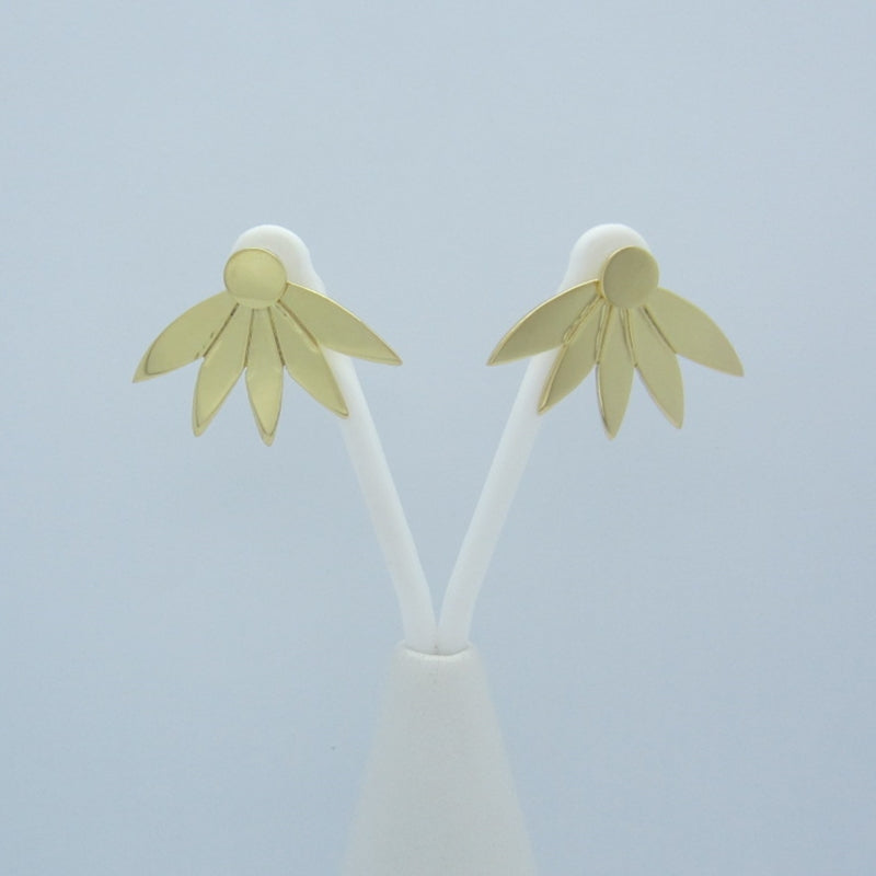 Aretes dorados maguey