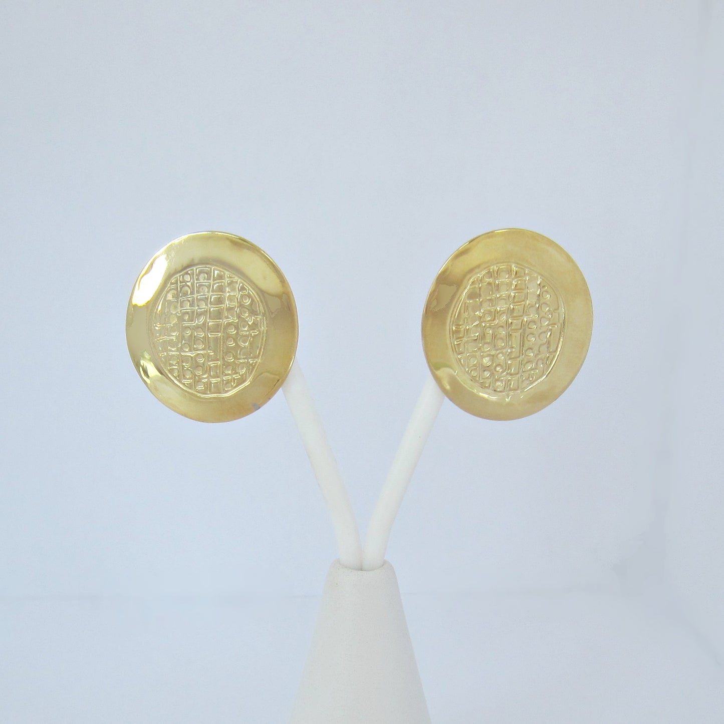 Aretes Dorados Moneda Marroquí