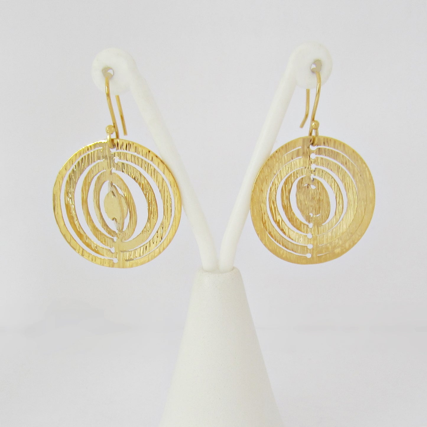 Aretes Dorados Circulo Abierto