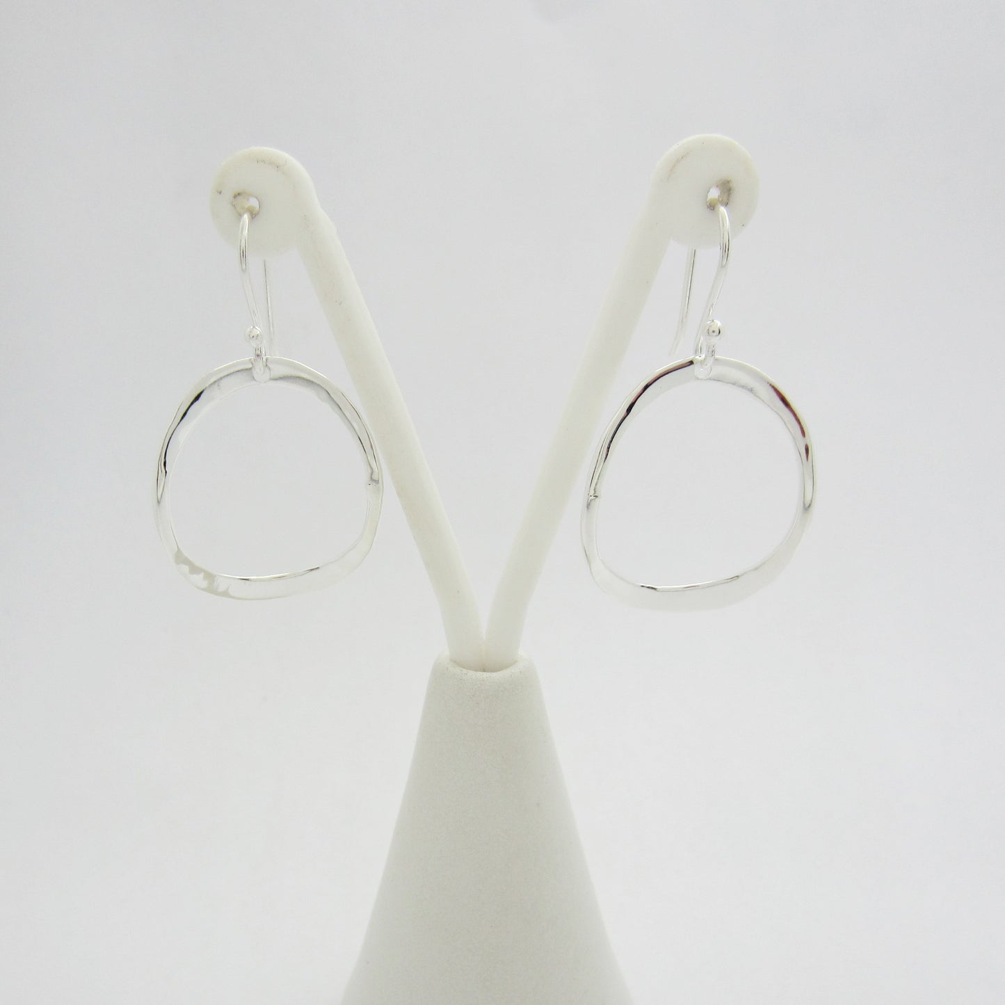 Aretes Plateados Cazuelitas