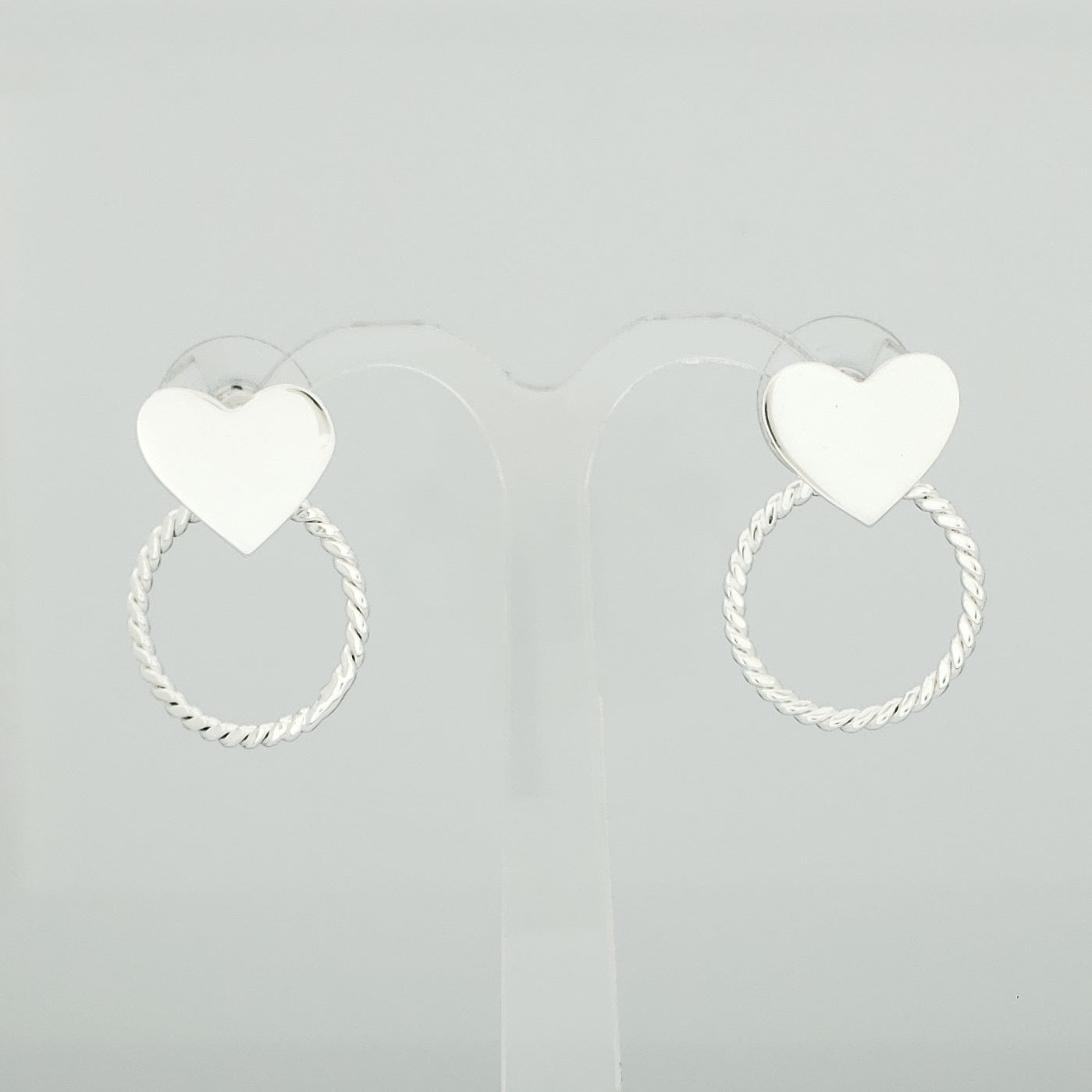 Arete Plateado Marinero Liso