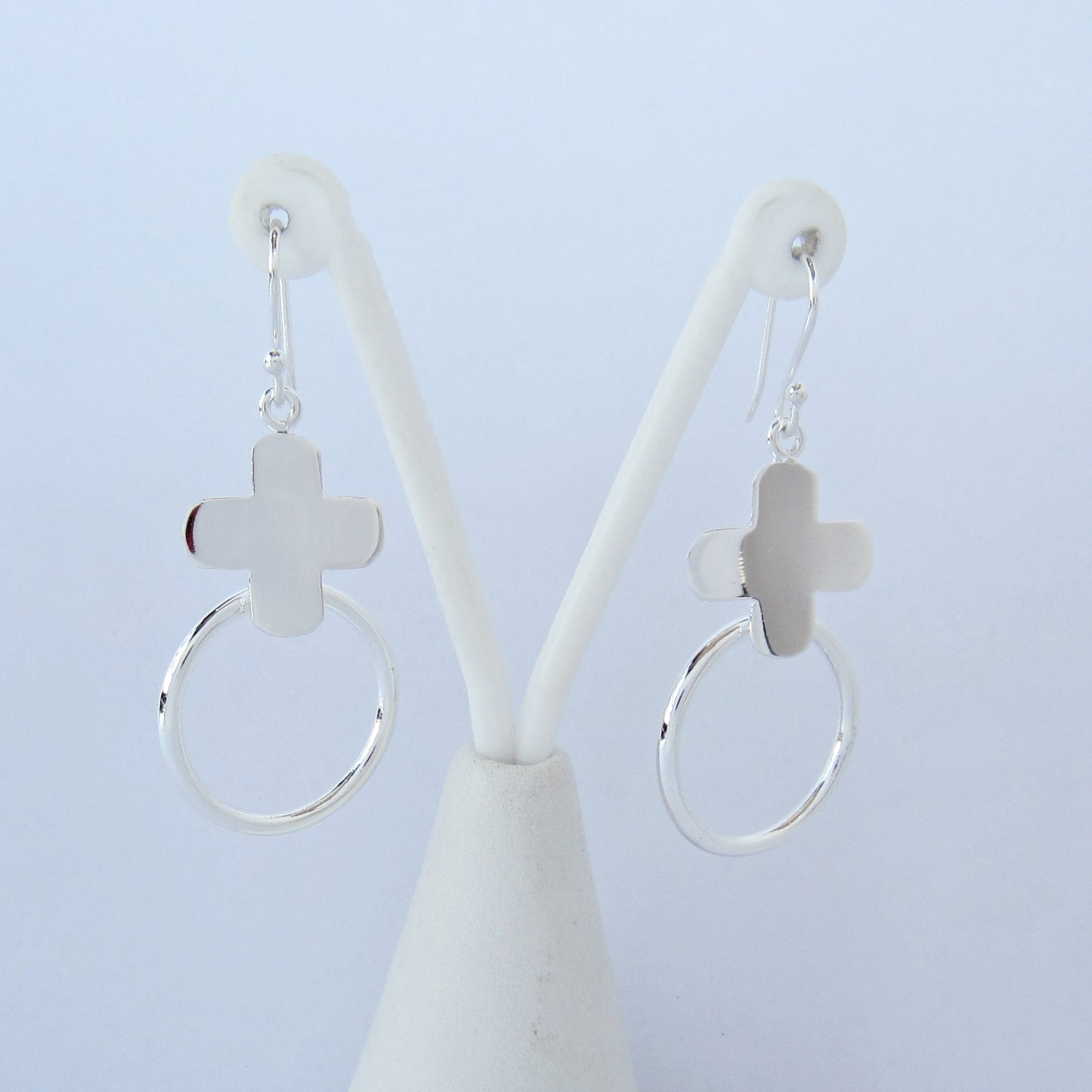 Arete Plateado Trébol