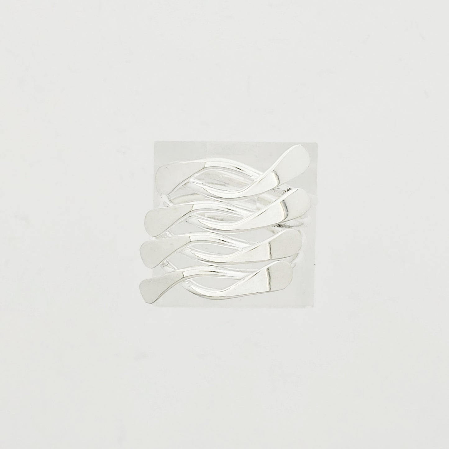 Anillo Plateado Nudos