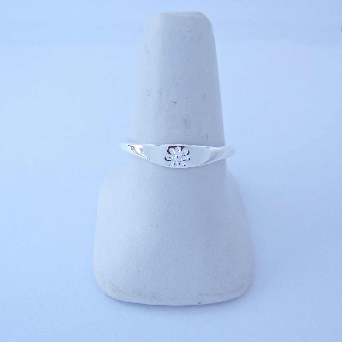 Anillo Plateado Aro Sol