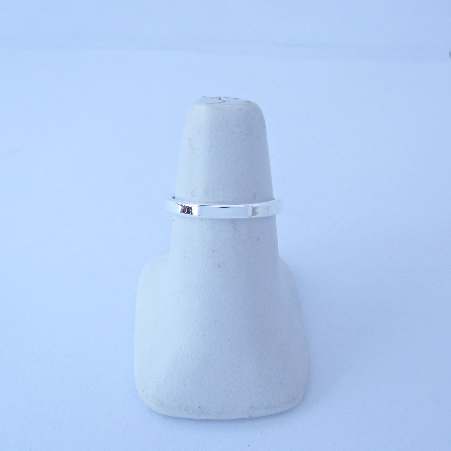 Anillo Plateado Liso