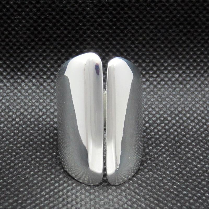 Anillo plateado abertura - Petick Joyería Artesanal