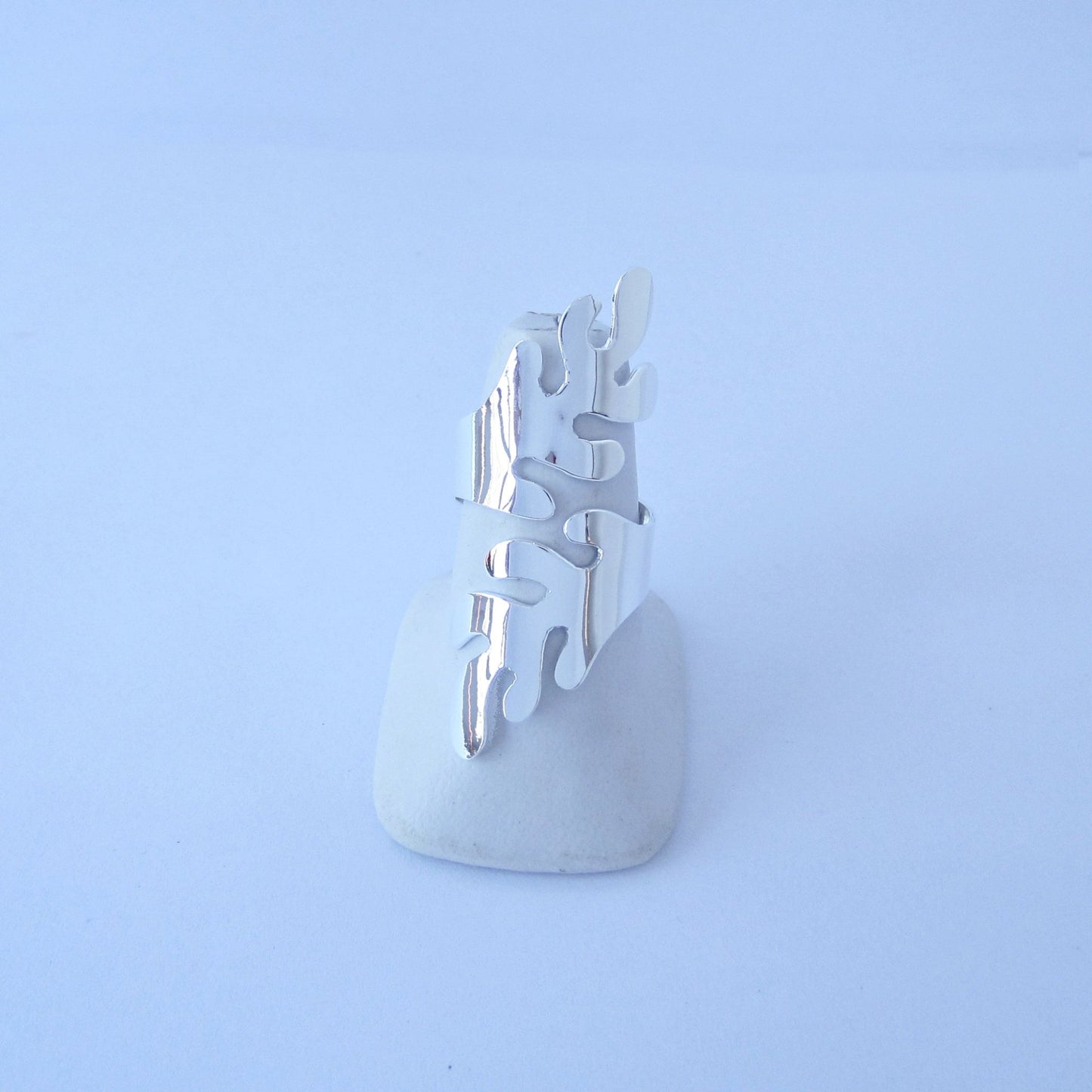 Anillo Plateado Espiga - Petick Joyería Artesanal