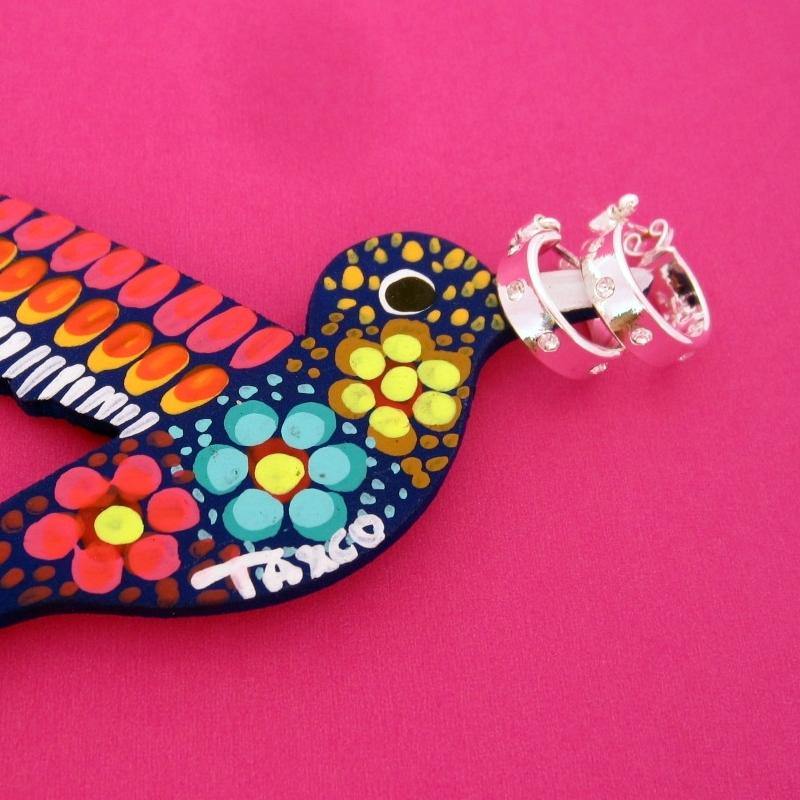 ARRACADAS PLATEADAS MINI ZIRCONIAS - Petick Joyería Artesanal