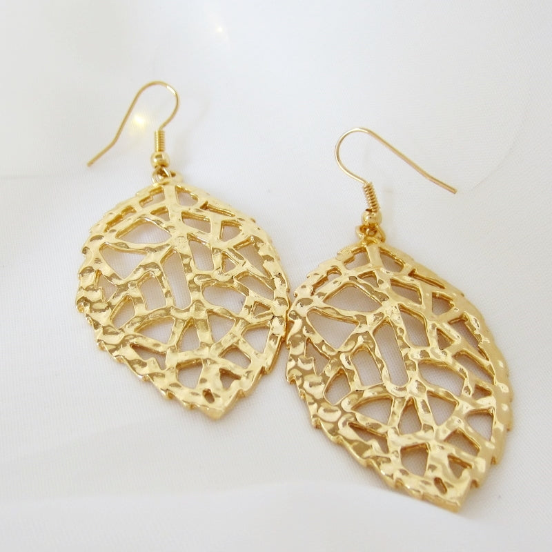 Aretes hojas otoño