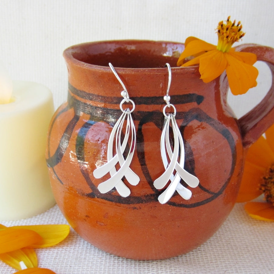 ribbon earrings
