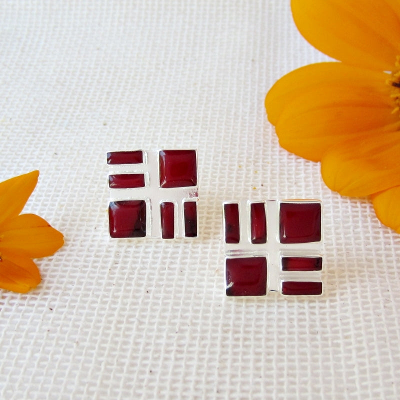 Aretes mosaicos