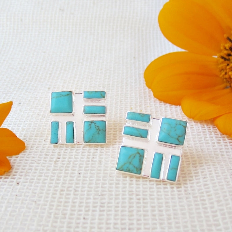 Aretes mosaicos