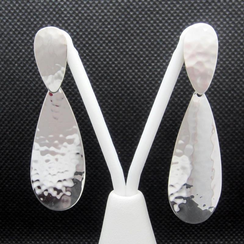 ARETES PLATEADOS LENGUA - Petick Joyería Artesanal