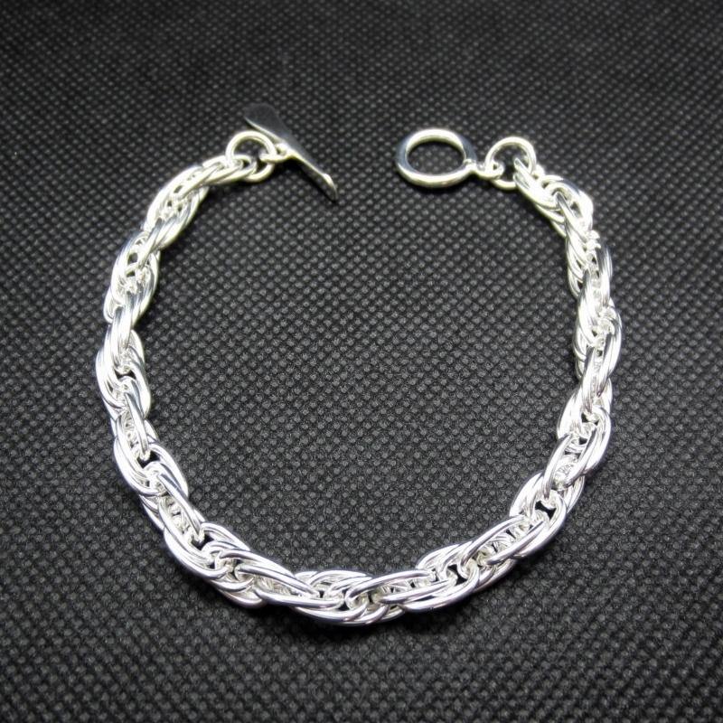 PULSERA PLATEADA DE LAZO - Petick Joyería Artesanal