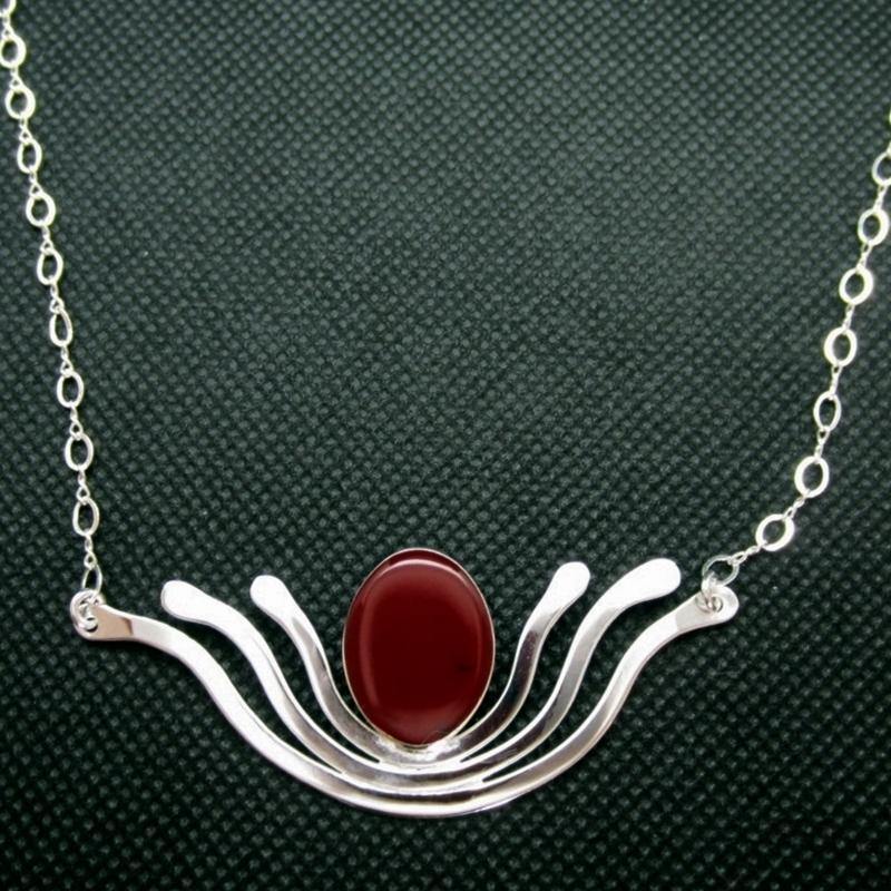 COLLAR PLATEADO MAGUEY - Petick Joyería Artesanal