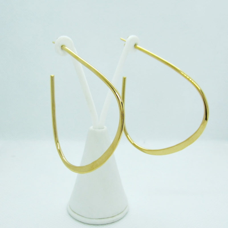 Arracada dorada maxi trillón