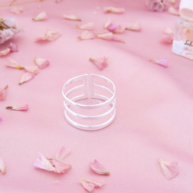 Anillo 3 líneas Sencillo