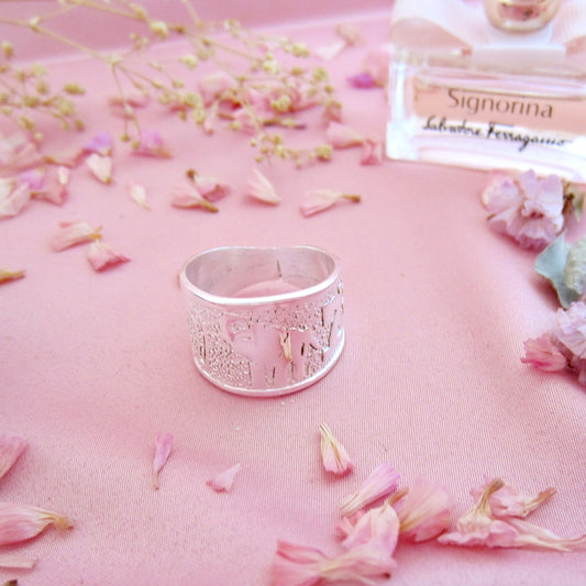 Anillo Plateado de la Suerte