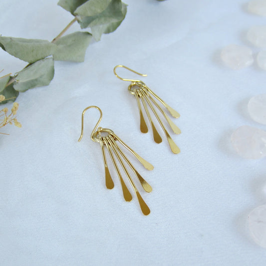 Arete Dorado Abanico