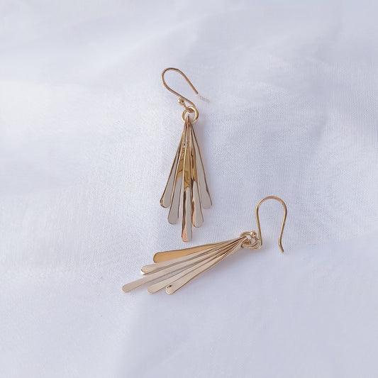 Arete Dorado Abanico
