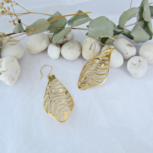 Arete Dorado Cebra