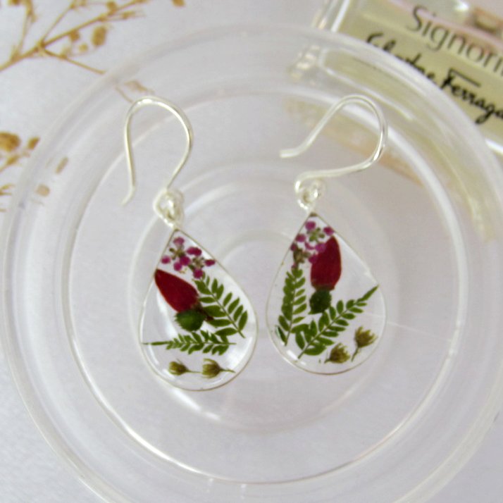 Arete Gota Petit Rosa Jacaranda
