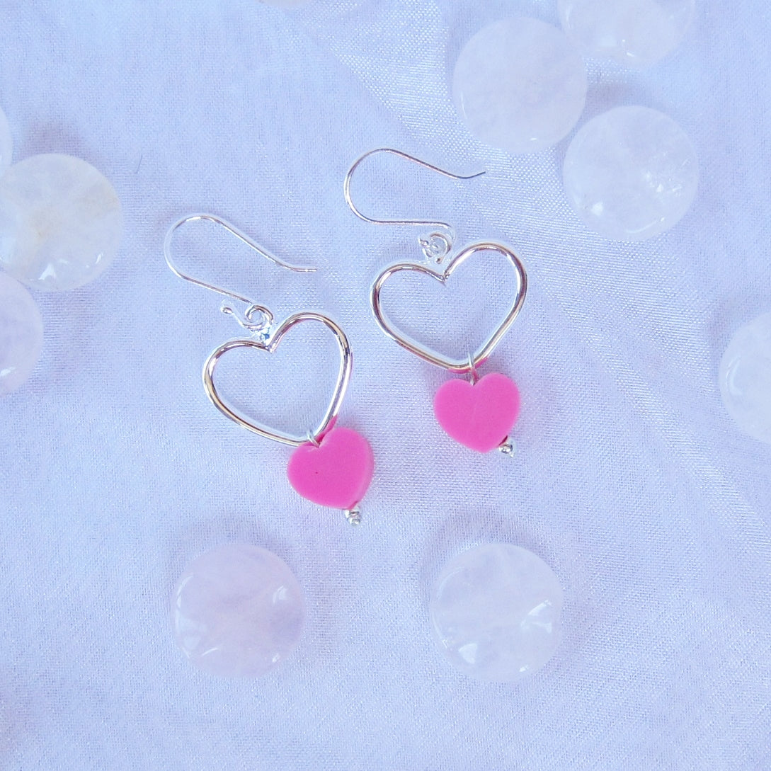 Arete Plateado Fimo
