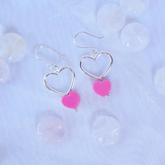 Arete Plateado Fimo