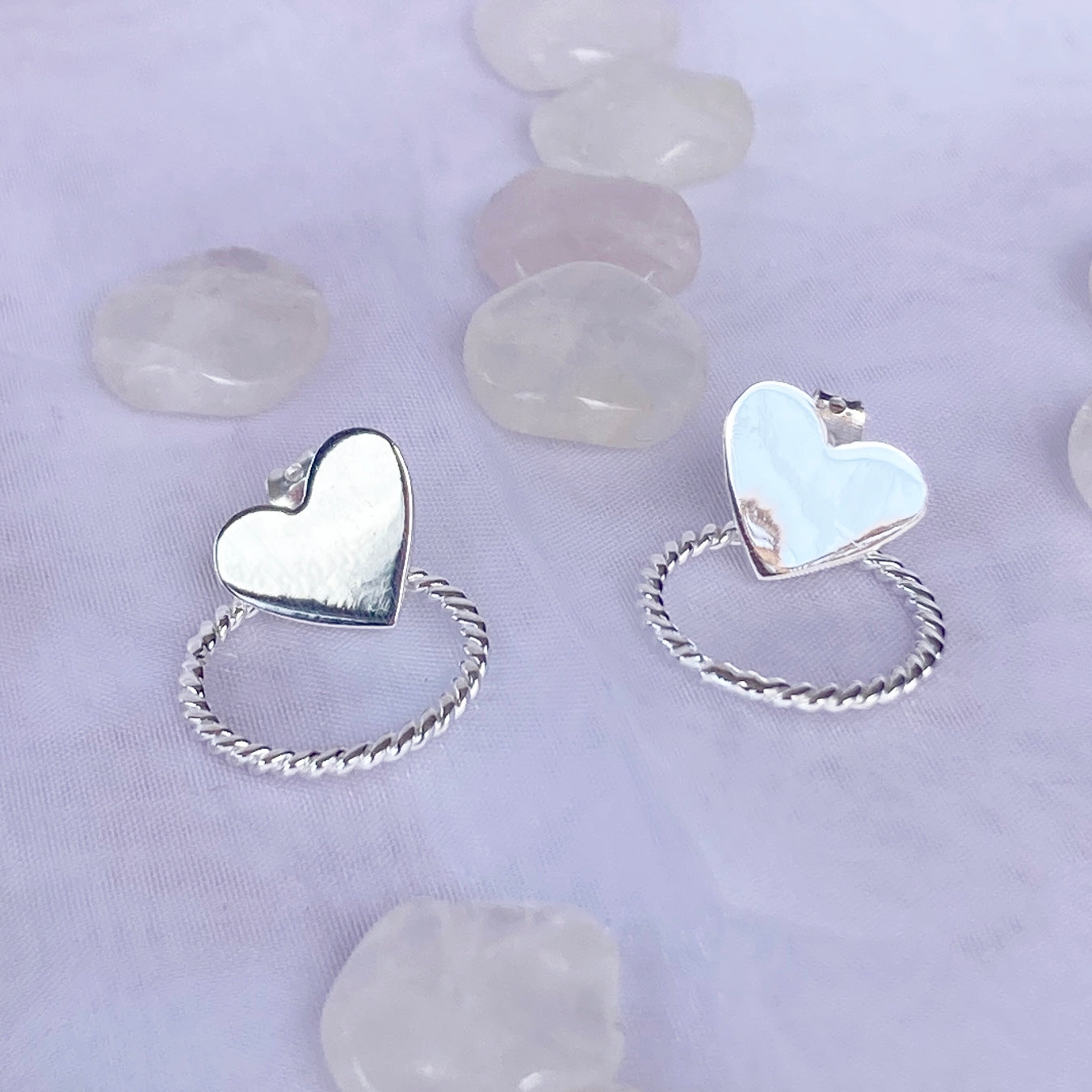 Arete Plateado Marinero Liso