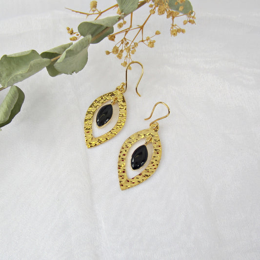 Aretes Dorados Capullo
