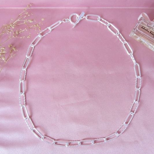 Collar Eslabones Torzal Mixto