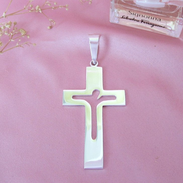 Dije Cruza calado Cristo