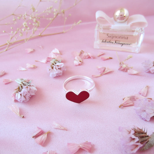 Anillo Plateado Cherry