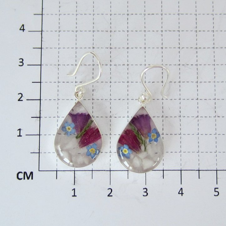 Arete Gota Petit Jardin Fucsia