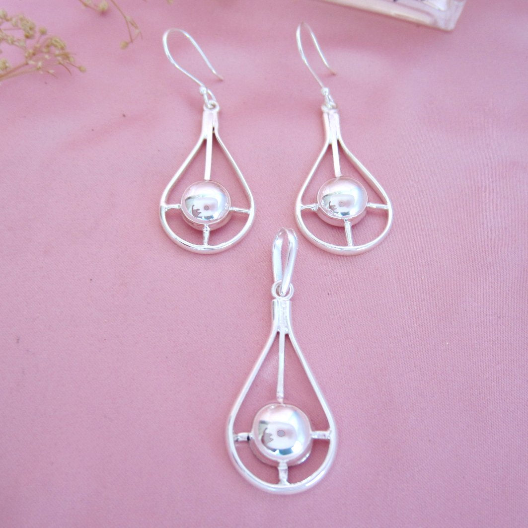 Juego Aretes y Dije Target