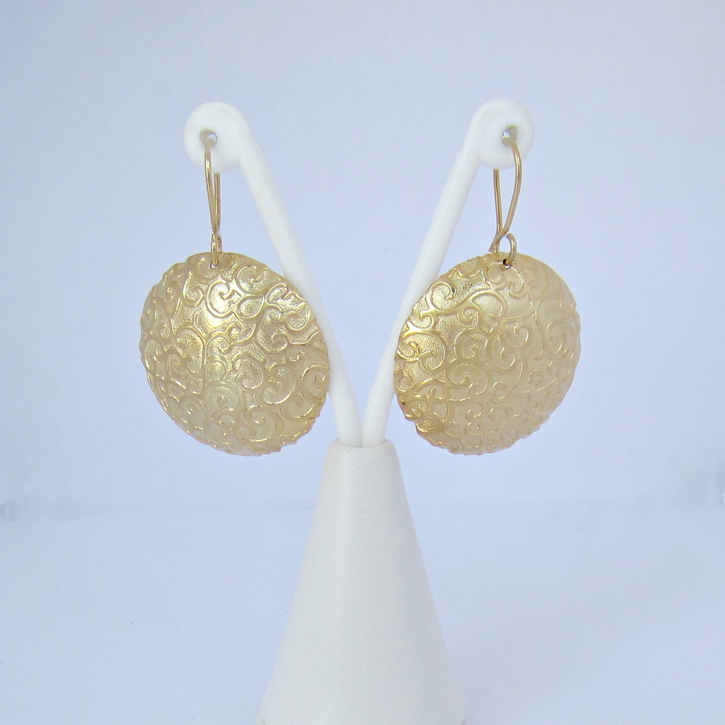 Aretes Dorados Cazuela Chinos