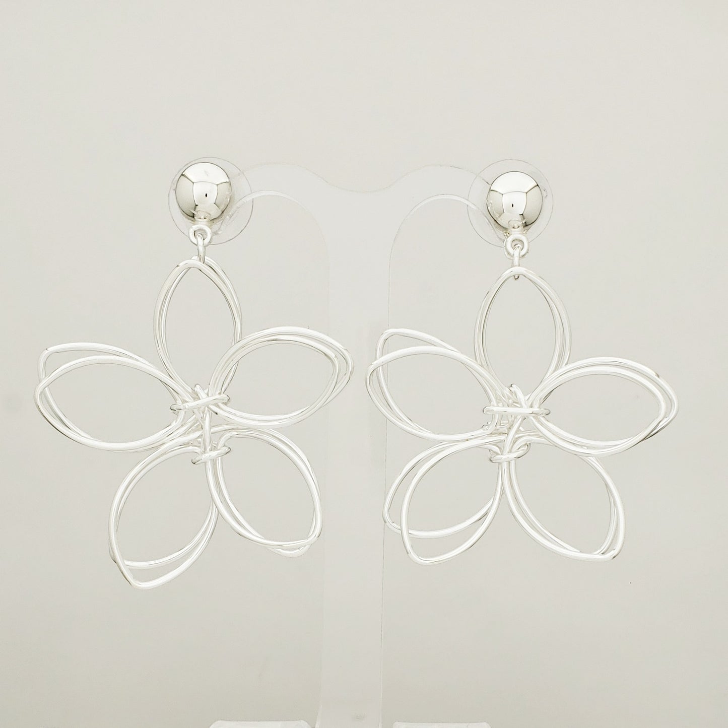 Aretes Plateado Teresita