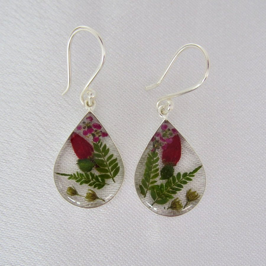 Arete Gota Petit Rosa Jacaranda