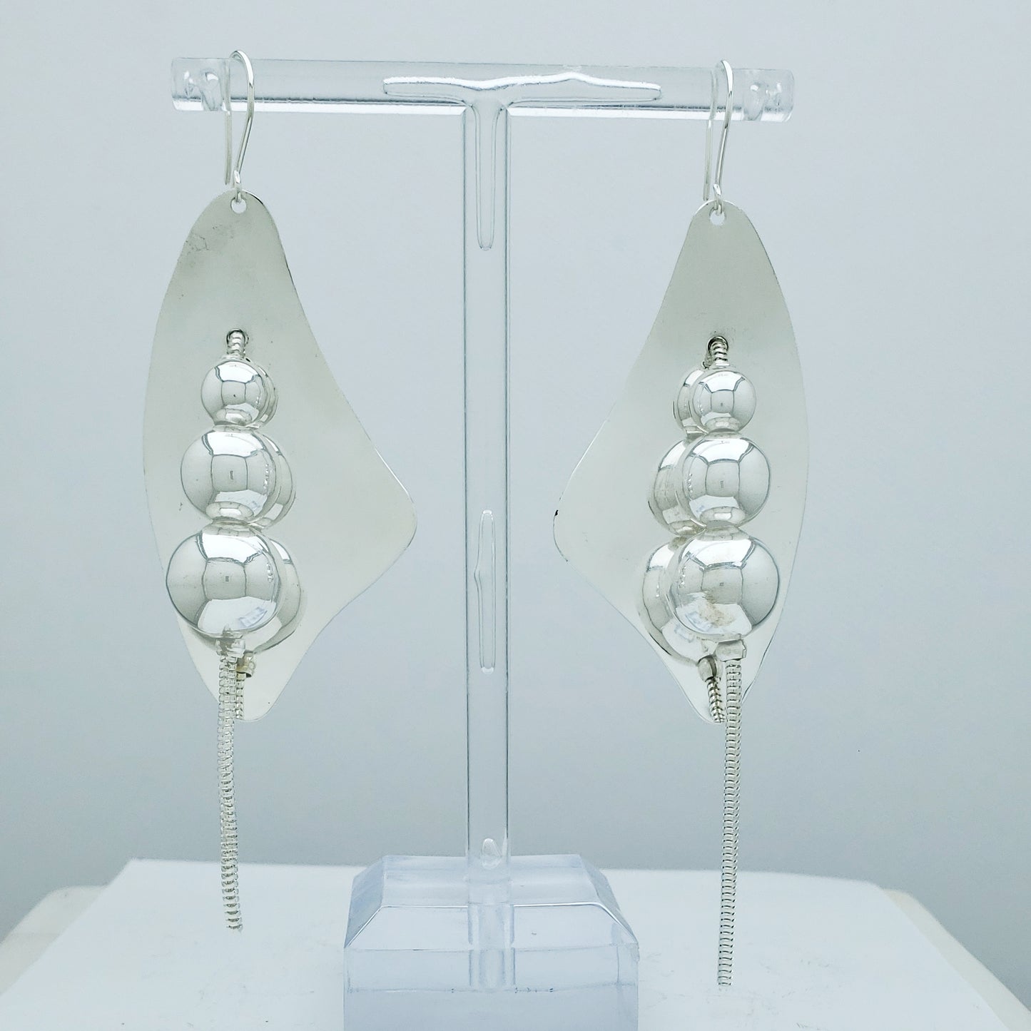 Aretes Plateados Chicharos