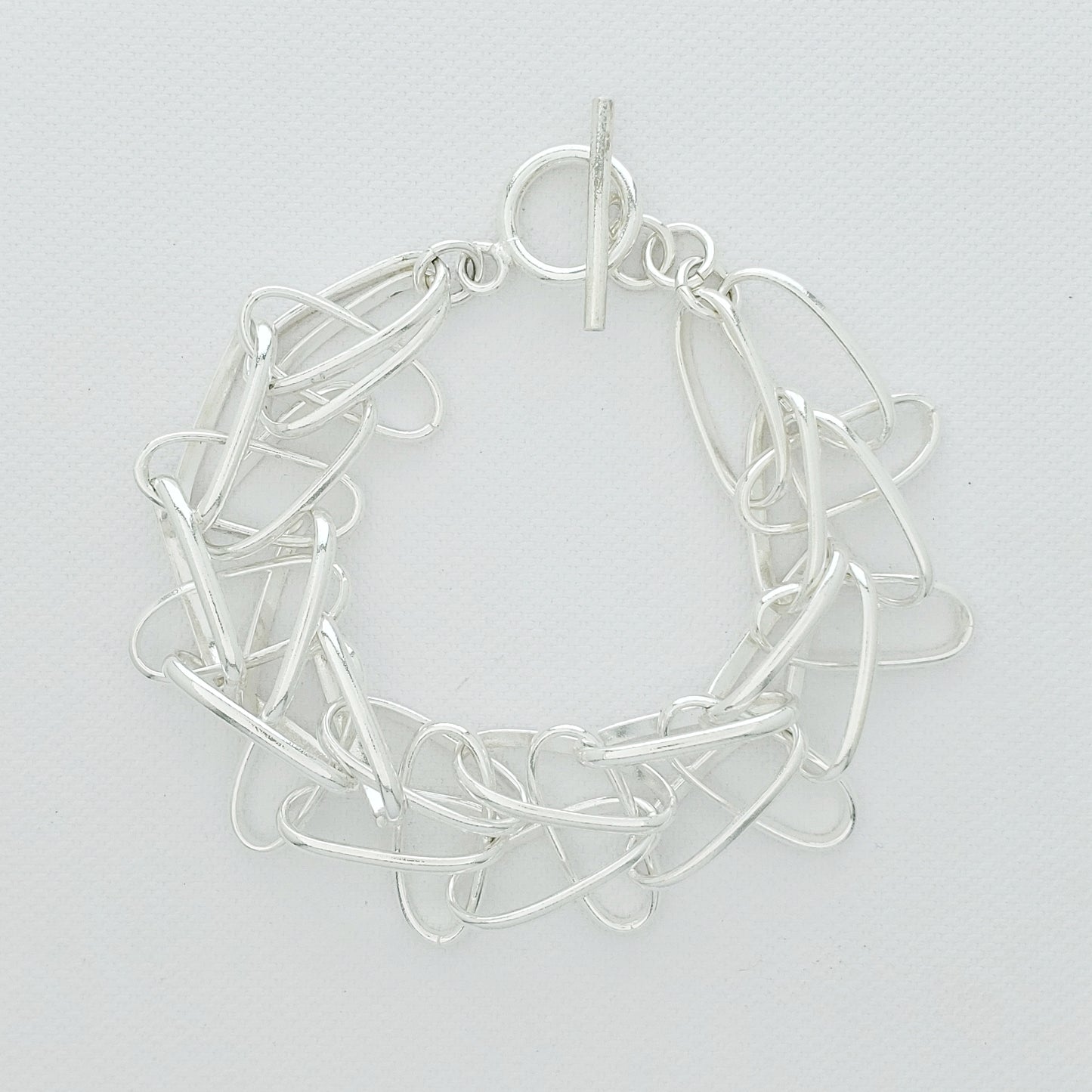 Pulsera Eslabones Tejidos
