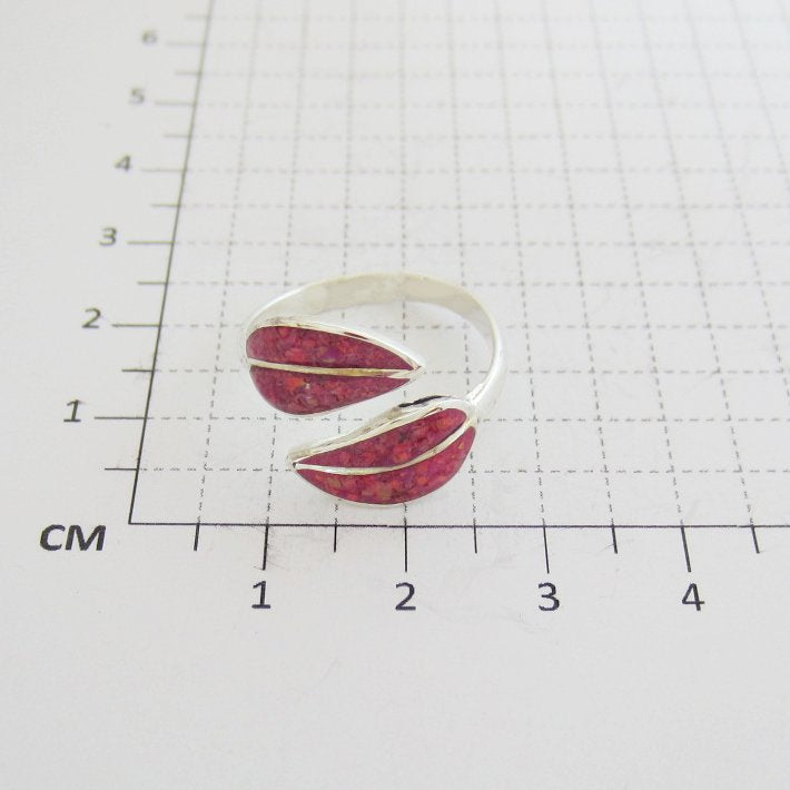 Anillo Hojas Opalo