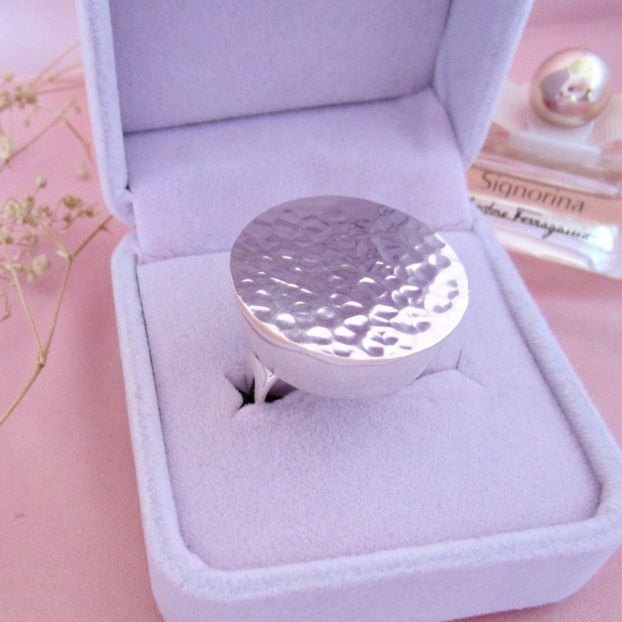 Anillo Tambor Martillado