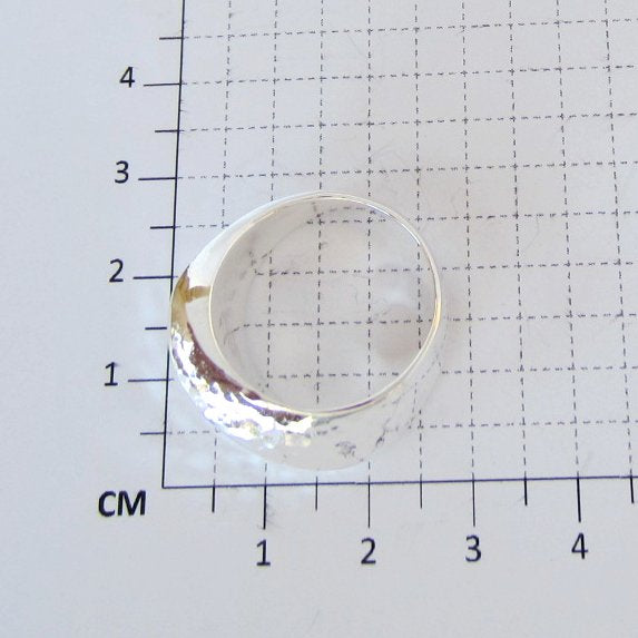 Anillo Vaciado Vicera Martillado