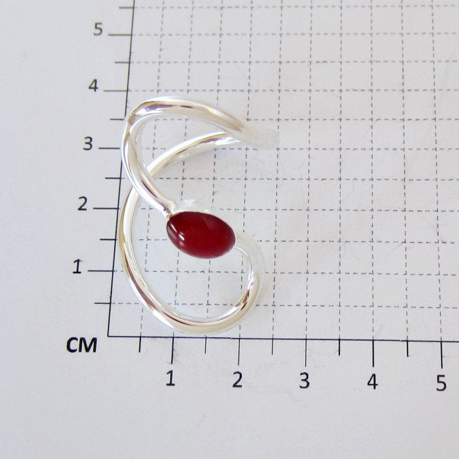 Anillo Silueta con Resina